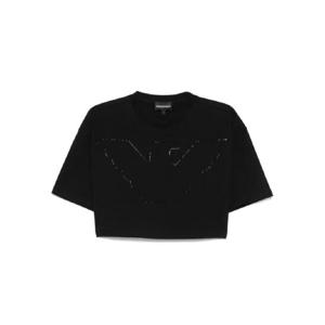 25 SS 엠포리오아르마니 로고 장식 티셔츠 EW000897AF12573 TP437215230