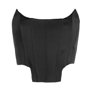 25 SS GIUSEPPE DI MORABITO 새틴 스트랩리스 코르셋 탑 PF23195TO109 TP432305970