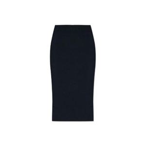 베르사체 진 쿠튀르 데코레이티브 버튼 니트 미디 스커트 77HAEMB1CM61H 899 BLACK TP939189244