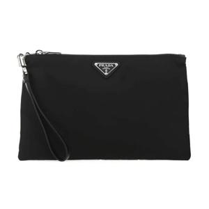 25SS 프라다 삼각로고 리나일론 클러치 블랙 2NH006 2DMH F0002
