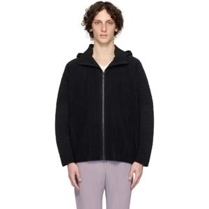 Homme Plisse Issey Miyake 재킷 블랙 먼슬리 컬러 메이 재킷 252729M180007