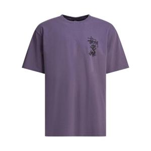 STUSSY DOUBLE DRAGON PIG  DYED TEE 19051130425 GRAPE