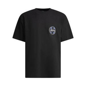 STUSSY CROSS DOT PIG  DYED TEE 19051120001 BLACK