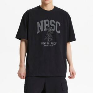 뉴발란스반팔티 EQS NBNEF21533-19 UNI NBSC 바스켓볼 그래픽 반팔티 (SEMI OVER FIT)