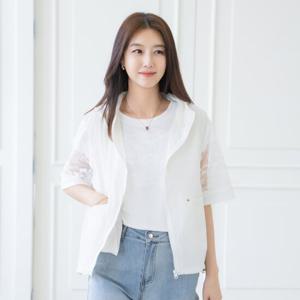 엄마옷 마담4060 본리후드바스락조끼 여름베스트 -ZVE2506003-