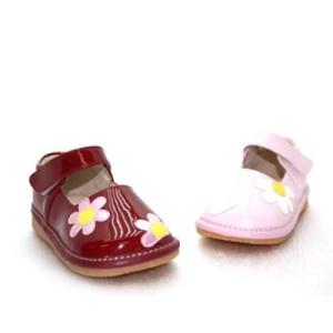 아트박스/엠케이 에나멜 플라워 삑삑이 신발 (12.5-16) 201230