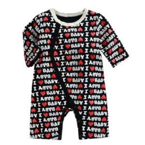 아트박스/엠케이 I Love Baby 패턴 우주복(0-6개월) 202050