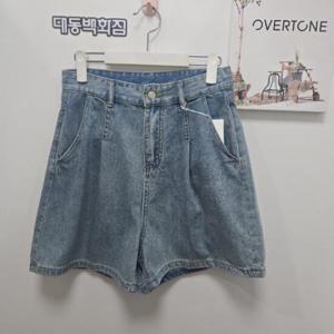 오버톤 DP01 데님턱반바지 KBQI730
