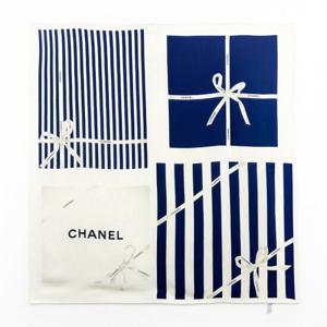 샤넬 리본 로고 스카프 5VCHF34458