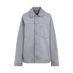 Bottega Veneta 롱슬리브 레귤러핏 데님 재킷 802368V4LP0 1493 TP935130403