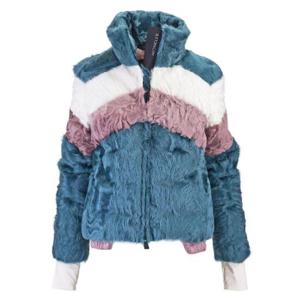 Moncler Grenoble 컬러 블록 시어링 코트 45346155290R 859 TP942367403