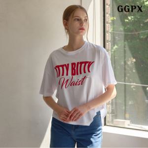 [GGPX]오블리크밑단 반팔티셔츠 (GPBLW032D)
