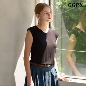 [GGPX]스탠다드브이넥반팔티셔츠 (GPBLW033D)