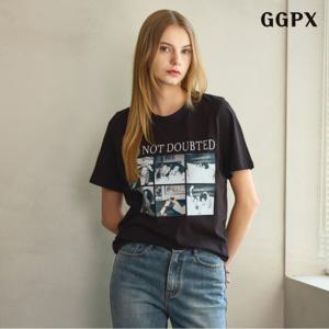 [GGPX]프린팅 코튼 반팔티셔츠 (GPBLW037D)