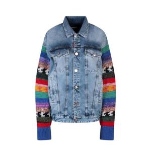 Dsquared2 니트 슬리브 패널 데님 재킷 S75AM0914S30309 470 TP934708816