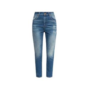 Balmain 로고 디테일 슬림 컷 진 BF1MG006DD64 6FF TP942387293
