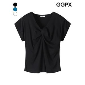 [GGPX]센터 꼬임 포인트 티셔츠 (GP6TS016F)