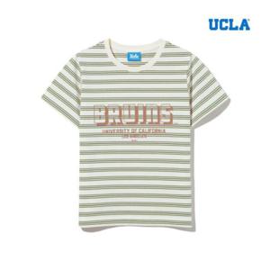 [UCLA]여성 스트라이프 빅로고 반팔 티셔츠(UB4ST52)