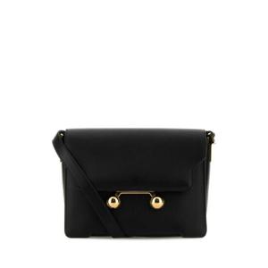 MARNI 블랙 가죽 미디엄 Trunkaroo 크로스바디 백 SBMP0195U0P6948 00N99
