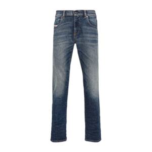 디젤 블루 워시 코튼 블렌드 스트레이트 진 A03558 09H4901