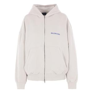 발렌시아가 후드 티셔츠 803264 TSVP18016 DIRTY WHITE SPORT BL