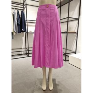 페이지플린  (F5BSK001) 컬러풀 핀턱 롱 스커트