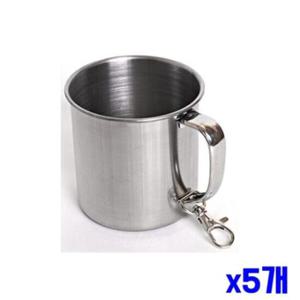아트박스/오너클랜 변색 없는 스텐 등산컵 250ml x5개 (WF7C690)