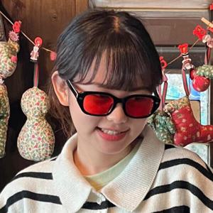 아트박스/에스비카 SBKA Joe-C02 레드 틴트 빈티지 선글라스