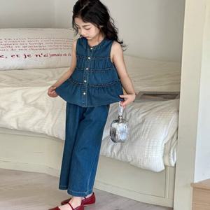 [베이비맥스] 론니 캉캉 민소매 상하복 세트 R14499