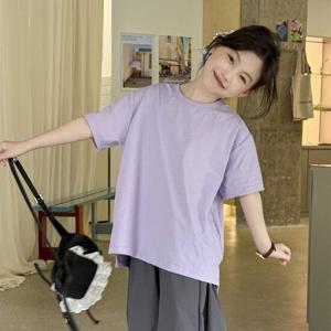 [베이비맥스] 모던 파스텔 라운드 반팔 티셔츠 R14451