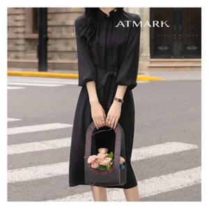 [앳마크]ATMARK (77까지)핀턱프릴밴딩넥원피스+스트랩SET_AA51OP
