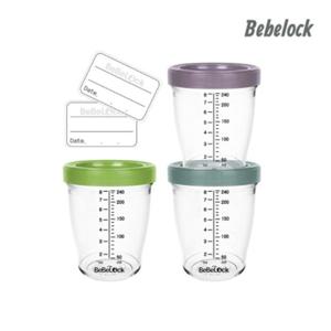 [베베락]포네르 트라이탄 이유식 용기 240ml(3P)