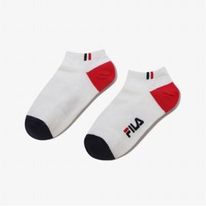 [FILA] 컬러블럭킹 스니커즈 양말 (FS3SCF6314X_OWH)