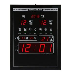 전파수신디지털시계 SMF-2400 디지털벽시계 전자시계