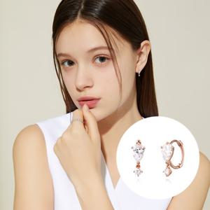 [스톤헨지]14K 원터치 큐빅 귀걸이 SA24BB0K