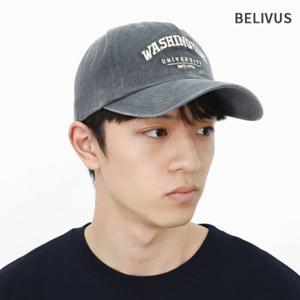 [빌리버스] 남성 볼캡 레터링 자수 워싱 야구 모자 BMJ018