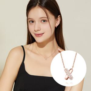 [스톤헨지]크로싱 14K 큐빅 목걸이 SA24C30F