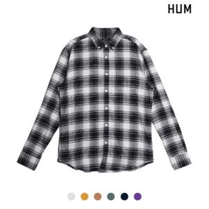 [HUM][HUM]유니) 플란넬 체크 셔츠(FHMFCSL706P)