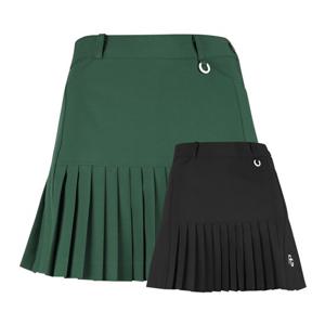 럭스골프 여성 백밴딩 멀티 주름 큐롯 스커트 YD4A113W
