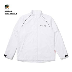 말본골프자켓 CQK M4121WJK92WHT 남성 디테쳐블 레인웨어 자켓 WHITE