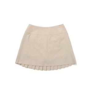 말본골프스커트 CQK M4122PSK11BEI 백 플리츠 스커트 BEIGE (WOMAN)
