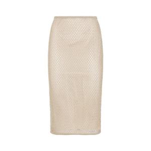프라다 미디 스커트 31143SOOO16ND F0065 Beige