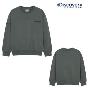 디스커버리키즈 DKTR38051-GRD 키즈 우븐 하이브리드 포켓 트레이닝 맨투맨