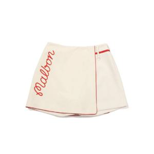 말본골프반바지 CQK M4222PHP17CRM 랩 스커트 룩 반바지 CREAM (WOMAN)