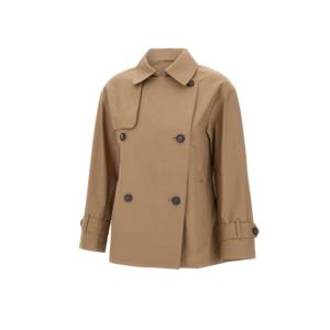 막스마라 더 큐브 트렌치 코트 2519021044600 004 Brown