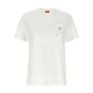 KENZO 로고 핀 티셔츠 FF52TS1504SG02