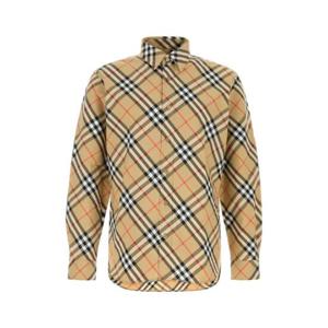 BURBERRY Printed poplin shirt 8106165 B9368
