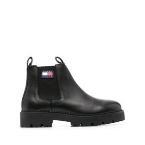 25 SS 타미진 로고 패치 가죽 부츠 40mm EM0EM01058 TP432255375