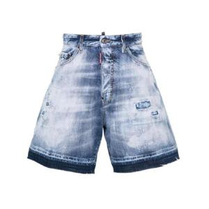 25 SS 디스퀘어드2 디스트레스드 워싱 데님 쇼츠 S71MU0803S30309 TP432267285