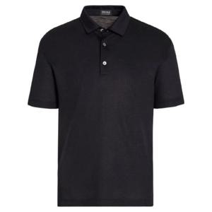25 SS Zegna 베이직 반소매 폴로 셔츠 E7345A5BCT724 TP432074161